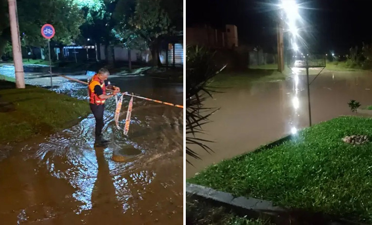 El intendente Macchiarola no apareció: Yerba Buena quedó sumergida bajo el agua por una hora de lluvia (video)
